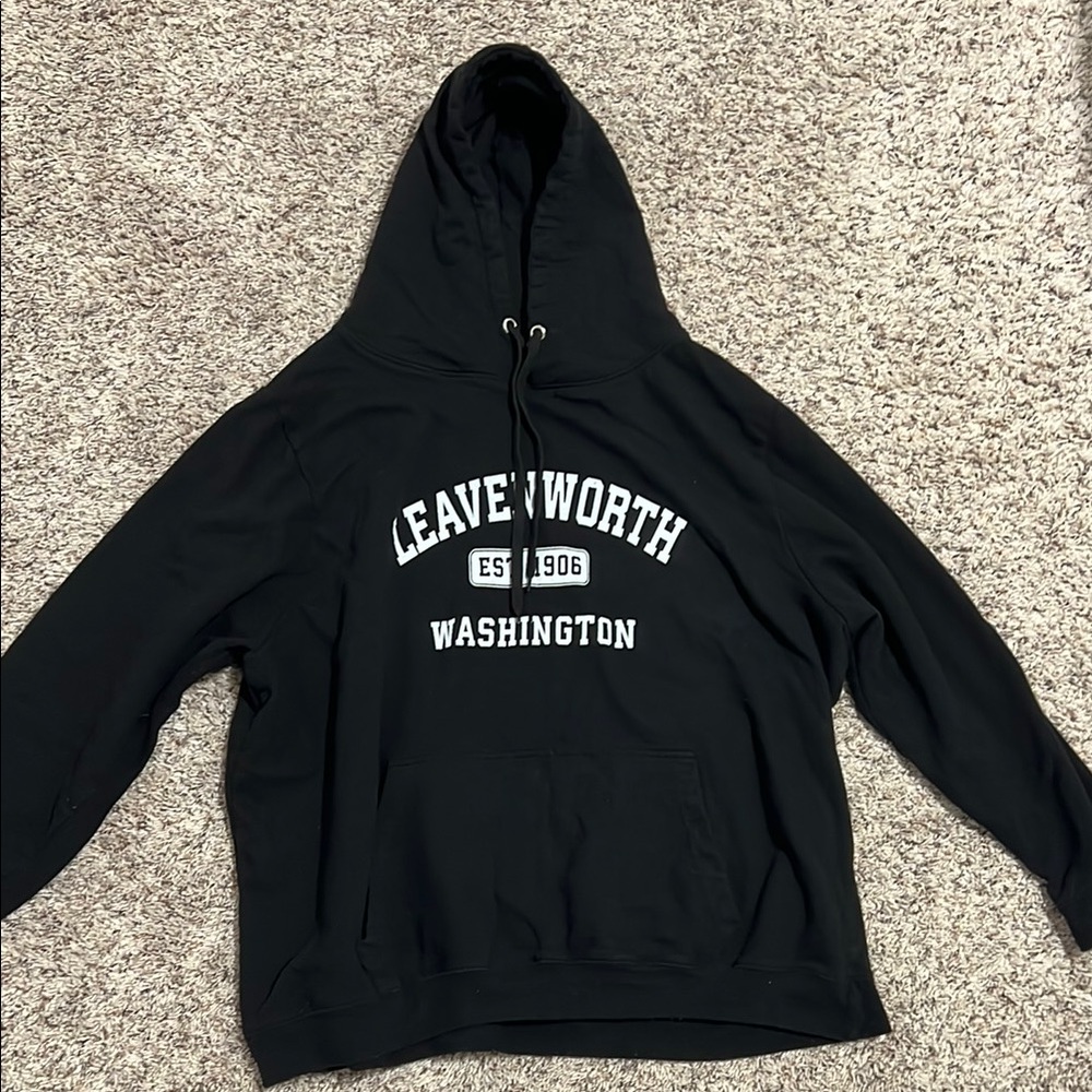 Leavenworth Black Hoodie